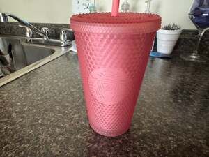 Starbucks Pink Lemonade Matte Soft Touch Grande
Studded Tumbler NWT